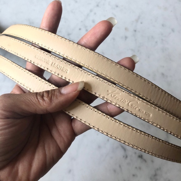 Kenneth Cole Triple Panel Leather Belt - Picture 5 of 11